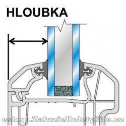Změření prostoru pro žaluzii